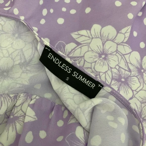 Revolve Endless Summer Floral Suki Dress in Purple Lavender - Picture 7 of 12